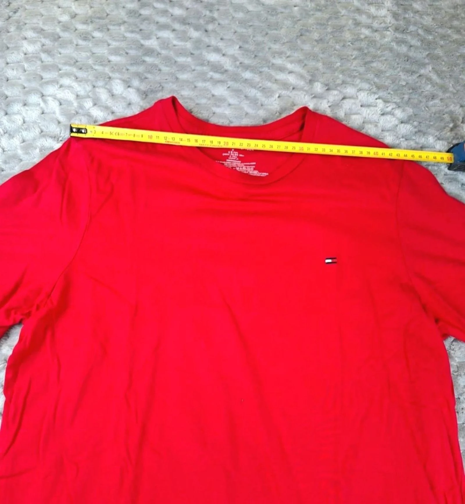 Tommy Hilfiger Rood T-Shirt Korte Mouw Casual Minimalist Essentials M – photo 8
